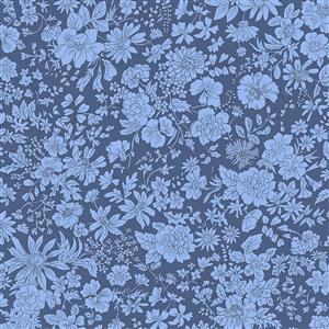 Liberty Emily Belle Jewel Tones Ultramarine Fabric 0.5m