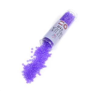 Miyuki Delica Matte Transparent Purple 11/0 (7.2GM/TB)