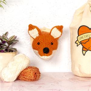 Sincerely Louise Mini Fox Head Knitting Kit 