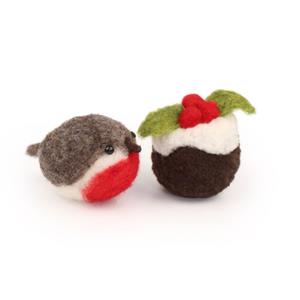 The Makerss Christmas Pudding and Robin Bauble Pack - no tools!  Save 10%