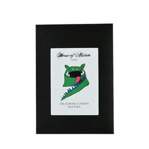 House of Alistair Felix the Monster Book Cushion Pattern