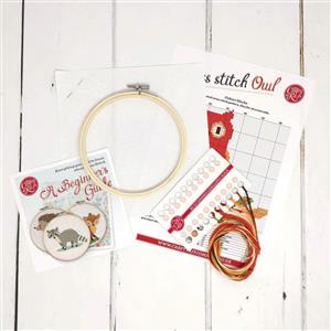 The Crafty Kit Company Owl Cross Stitch Kit