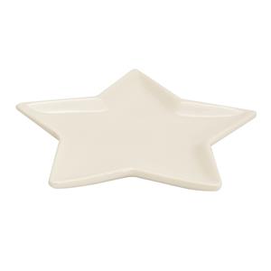Star White Ceramic Trinket Dish