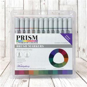 Prism Brush Markers - Antique Dreams, Inc 12 Dual Tip Markers