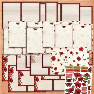 Create and Cherish Memory/Note Book with Forever Code - Poppy