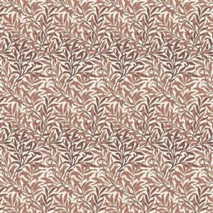 William Morris Willow Bough Rust Panama Fabric 0.5m