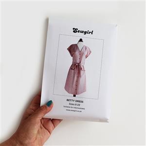 Betty Dress Sewing Pattern by Sewgirl - Sizes 8-22