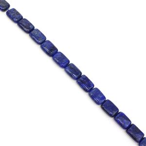 210cts Dyed Lapis Lazuli Puffy Rectangles Approx 14x10mm, 38cm Strand