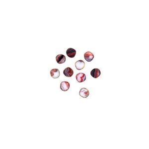 Preciosa Ornela Multi Colour Travetin Table Cut Beads, 15mm (10pk)
