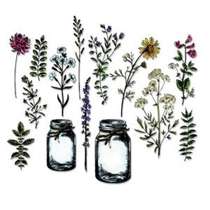 Framelits Die Set 16PK Flower Jar by Tim Holtz