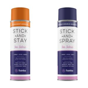 Threaders Fabric Sprays Bundle: Stick & Stay - Special Price (2 cans)