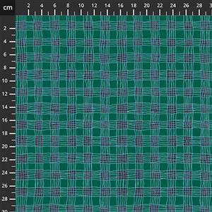 Kaffe Fassett Collective Gingham Aqua Fabric 0.5m