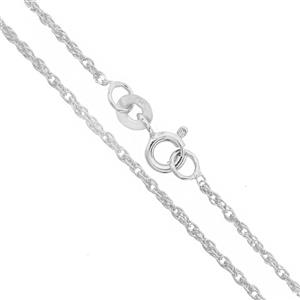 925 Sterling Silver Rope Chain Approx 18 Inch