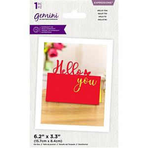 Gemini - Metal Die - Expressions - Hello You - 1PC