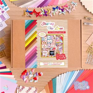 Sharing the Love Project Kit | Iris Folding Craft Kit | 10 Greeting Cards and 2 Art Projects