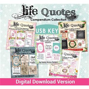 Digital Download Collection - Life Quotes Compendium - over 6,900 printable elements