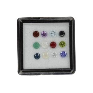 1.26cts Zodiac Birthstone Rounds Approx 3mm (Pack of 12)