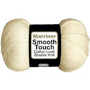 Marriner Random Cream Smooth Touch Cotton Look DK Yarn 100g