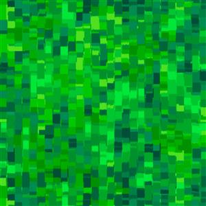 Ombre Squares Green Extra Wide Backing Fabric 0.5m (274cm wide)