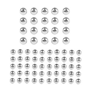 JM Essential 925 Sterling Silver Spacer Beads Approx 2mm (50pcs) & 5mm (20pcs)