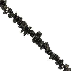 600cts Black Spinel Beads Nuggets Approx 3x3 to 10x6mm, 250cm Strand.