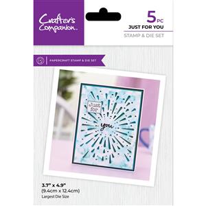 Crafter's Companion Stamp & Die - Just For You