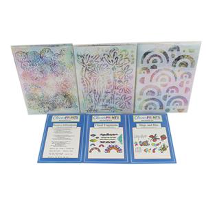 New & Exclusive - Build Me Up Collection - 3 x A6 Stamps Set And 3 x Stencils