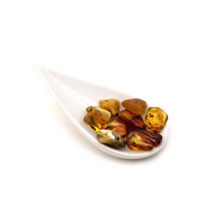 Baltic Amber Tumble Stones, 10pcs Approx. 1-2g ea.