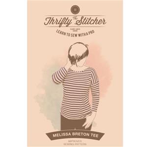 The Thrifty Stitcher Melissa Breton Tee Pattern. Sizes 8- 22