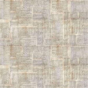 Tim Holtz Eclectic Elements Foundations Dictionary Neutral Fabric 0.5m