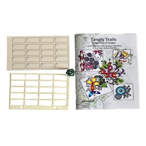 Tangly trails stencil set and dice