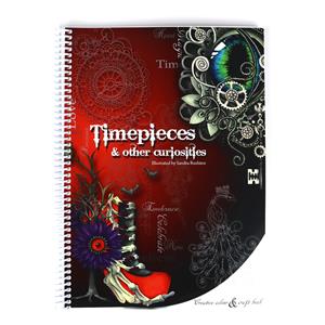 Sanntangle - Timepieces & other curiosities colour and tangle book