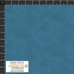 Stof Basic Dots Teal Fabric 0.5m