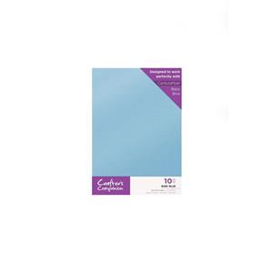 CC - Glitter Card 10 Sheet Pack - Baby Blue