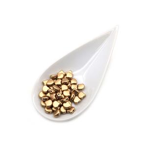 Ginko Bronze Pale Gold Beads (22GM/TB)