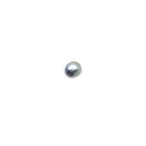 Platinum Blue South Sea Half Drilled Baroque Pearl Approx 9-10mm, 1pc