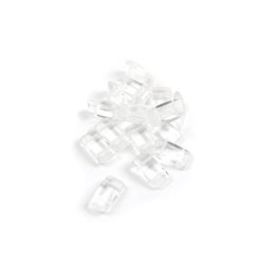 Clear Carrier Beads Approx 17x9mm (15pcs/st)