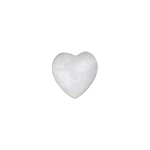 7cts Type A Lavender Jadeite Heart Shape Cabochon Approx 12mm, 1pc