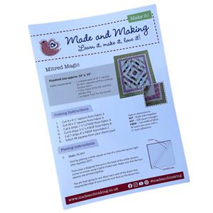 Made and Making Mitred Magic Quilt Instructions