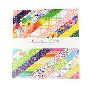 Paige Evans, Blooming Wild, 12x12''  Designer Papers, 48 Sheets