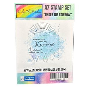 Under The Rainbow A7 Stamp Set - Rainbow