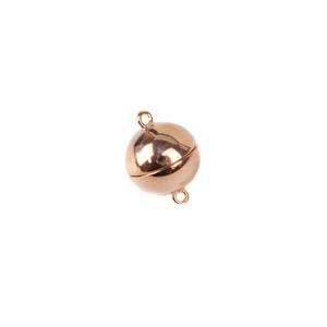 Rose Gold Plated 925 Sterling Silver Magnetic Clasp Approx 12mm (1pc)