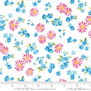 Moda Wildflowers Tossed Flowers Cloud Fabric 0.5m