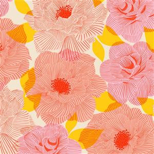 Melody Miller Camellia Parlor Balmy Fabric 0.5m