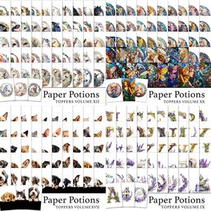 Buy the Show Collection - 4 Paper Potions Topper Digital collections