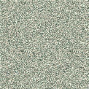 Liberty Arthur's Garden Collection 2 Dots And Dashes Green Fabric 0.5m