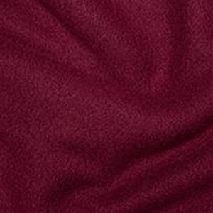 Wine Plain Antipil Fleece Fabric 0.5m