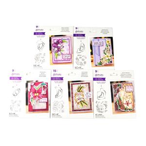 Gemini Christmas Floral Spray Stamp & Die 5 Piece Collection