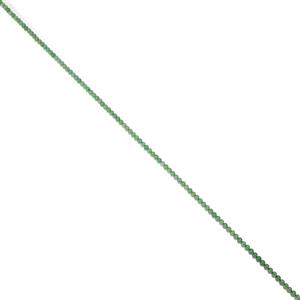 110cts Green Aventurine Plain Rounds, Approx 4mm, 1m Strand