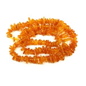 Close Out Deal! Golden Honey Amber Chips Approx 40cm Strand